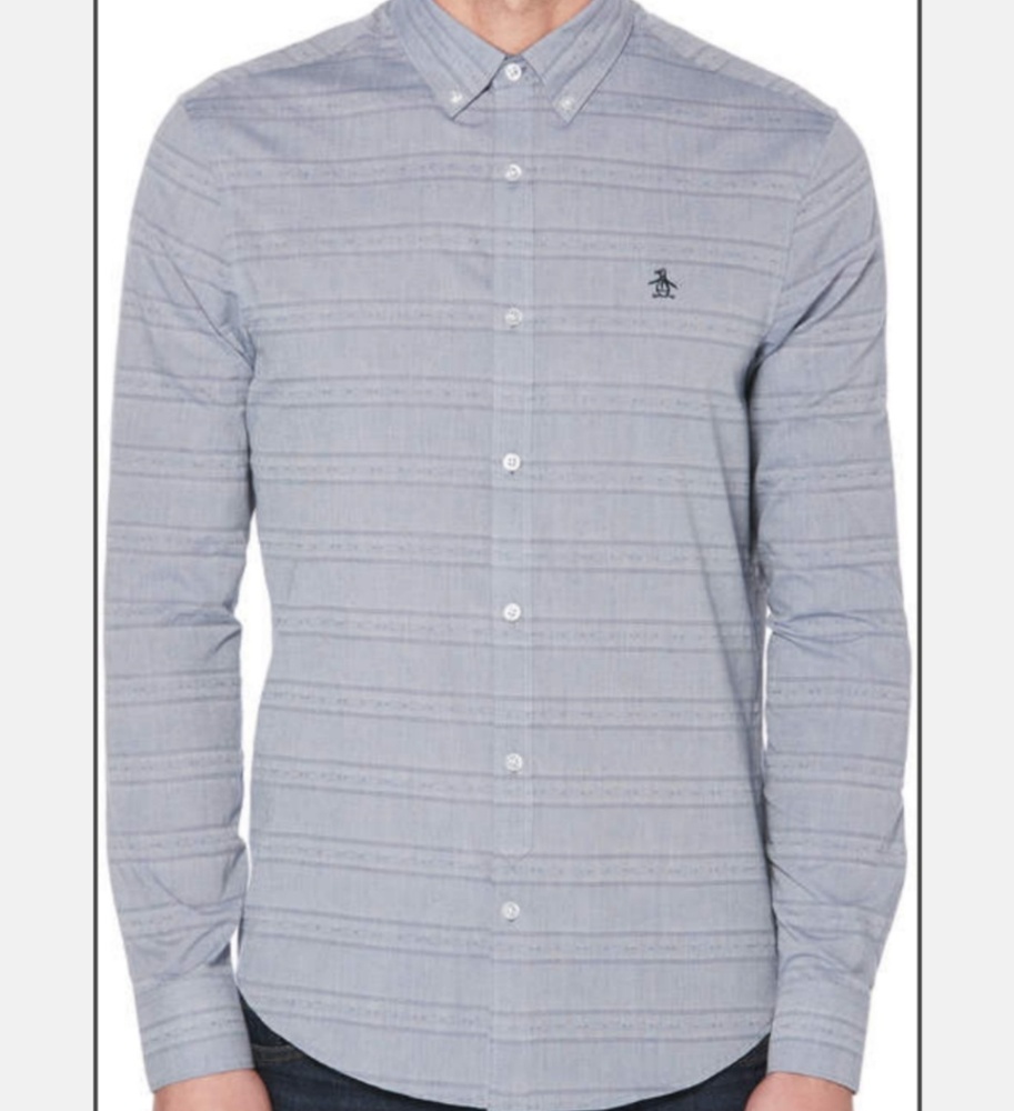 Original Penguin Diamond Dobby Shirt size Small S